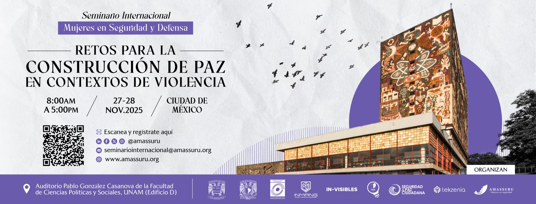 Mujeres en Seguridad y Defensa Banner